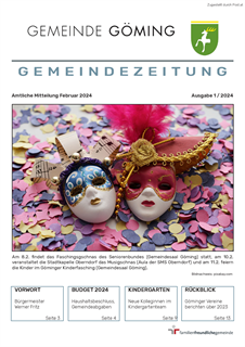 Gemeindezeitung Göming 01 - 2024